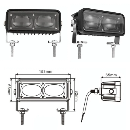 Australia Forklift Safety Zone Pedestrian Red LED Warning Light (2) Australia Forklift Safety Zone Pedestrian Red LED Warning Light (2)