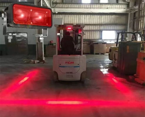 Australia Forklift Safety Zone Pedestrian Red LED Warning Light (3) Australia Forklift Safety Zone Pedestrian Red LED Warning Light (3)