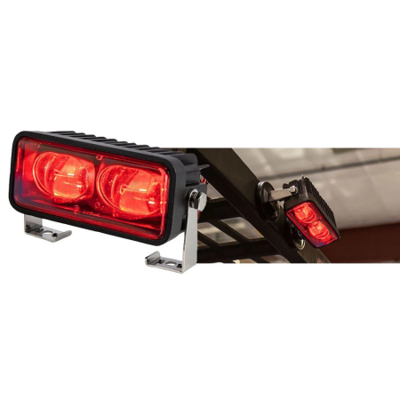 Forklift Safety Zone Pedestrian Red LED Warning Light (4) Forklift Safety Zone Pedestrian Red LED Warning Light (4)
