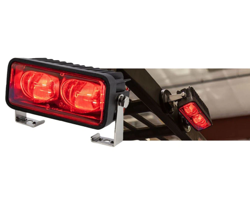 Forklift Safety Zone Pedestrian Red LED Warning Light (4) Forklift Safety Zone Pedestrian Red LED Warning Light (4)