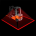 Triple Forklift Safety Zone Pedestrian Red LED Warning Light