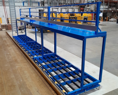 Warehouse Distribution Centre Battery Room Second Shift Battery Roller Racking Warehouse Distribution Centre Battery Room Second Shift Battery Roller Racking