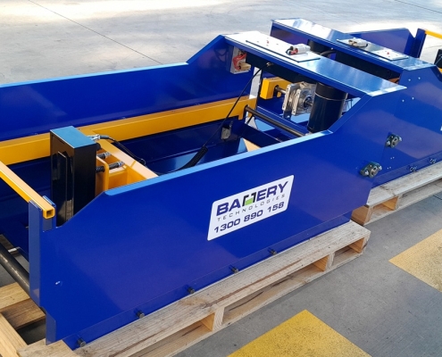 Pair of Forklift Battery Transfer Carts Australia